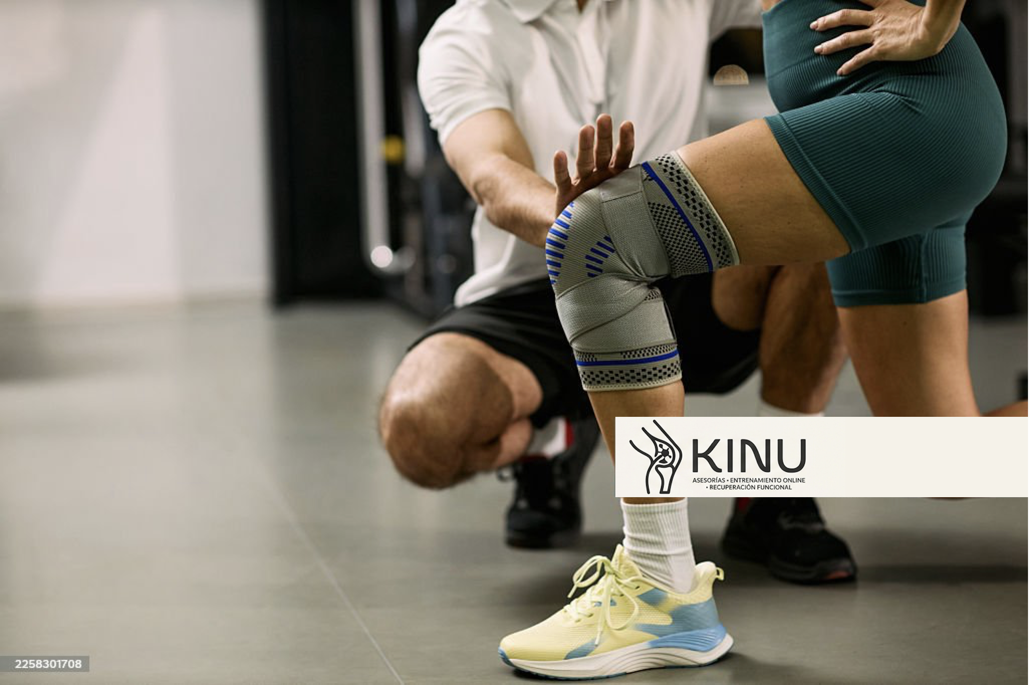 Persona recuperando movilidad de rodilla con método KINU